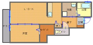 クレイン深堀の物件間取画像